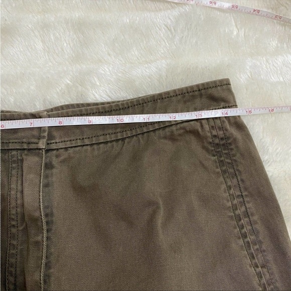 Cinq a Sept Frayed Flare Hem Wysteria Pant Olive - Picture 7 of 8